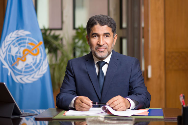 المدير الإقليمي للصحة العالمية بالشرق الأوسط الدكتور أحمد المنظري